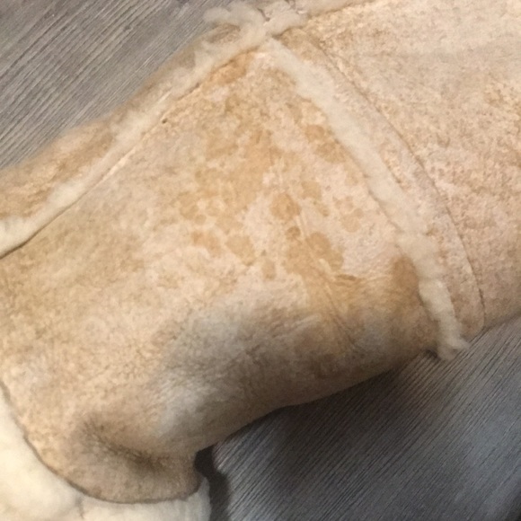 Vintage Mens Shearling and Leather Rancher Marlboro Coat Size 48 - Picture 10 of 11